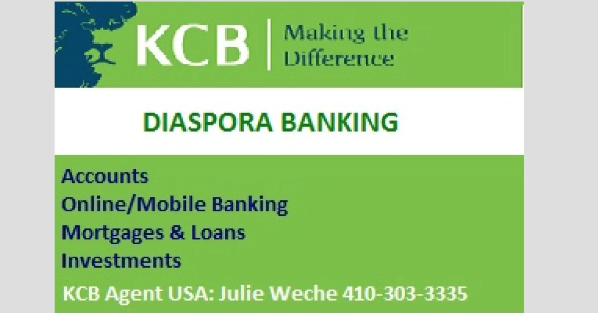 KCB Diaspora Banking Agent in Baltimore, Maryland