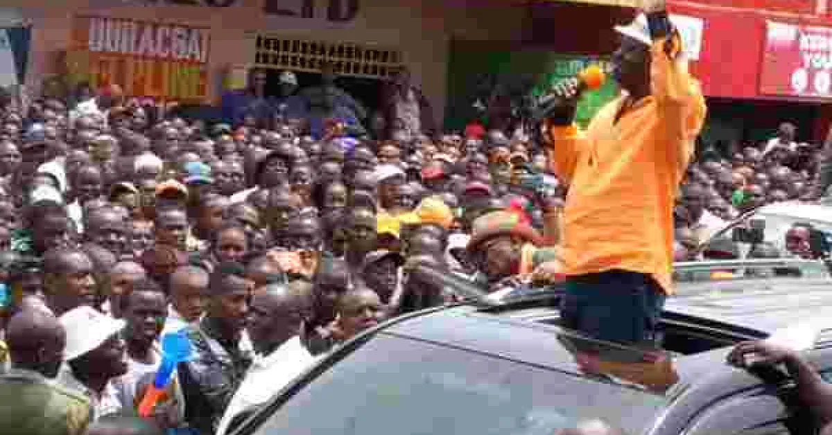 I Will Make an Announcement on Monday on Way Forward, Raila Tells Supporters