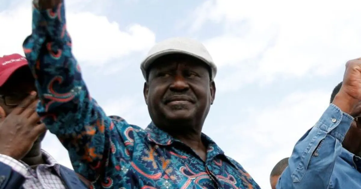 Raila Takes Oath as the People's President as Kalonzo Skips Ceremony