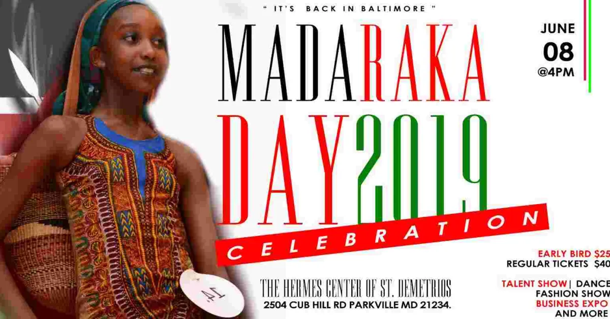 Madaraka Day Celebration in Baltimore, MD on June 8, 2019: Purchase Discounted EARLY BIRD Tickets