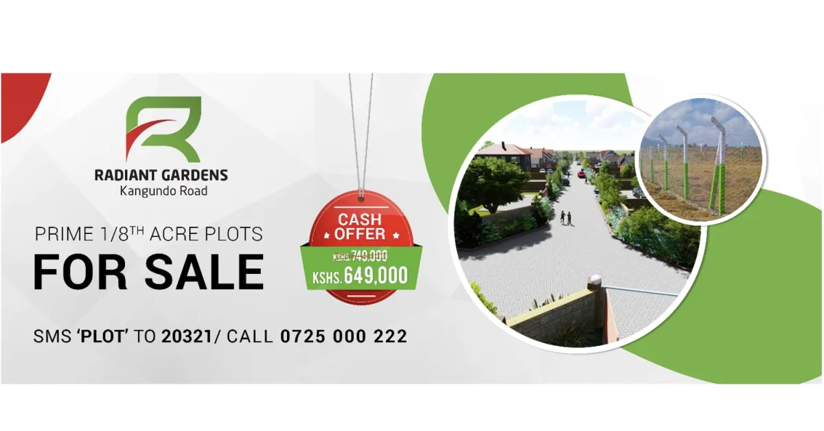 Plots for Sale: Radiant Gardens Kangundo Road