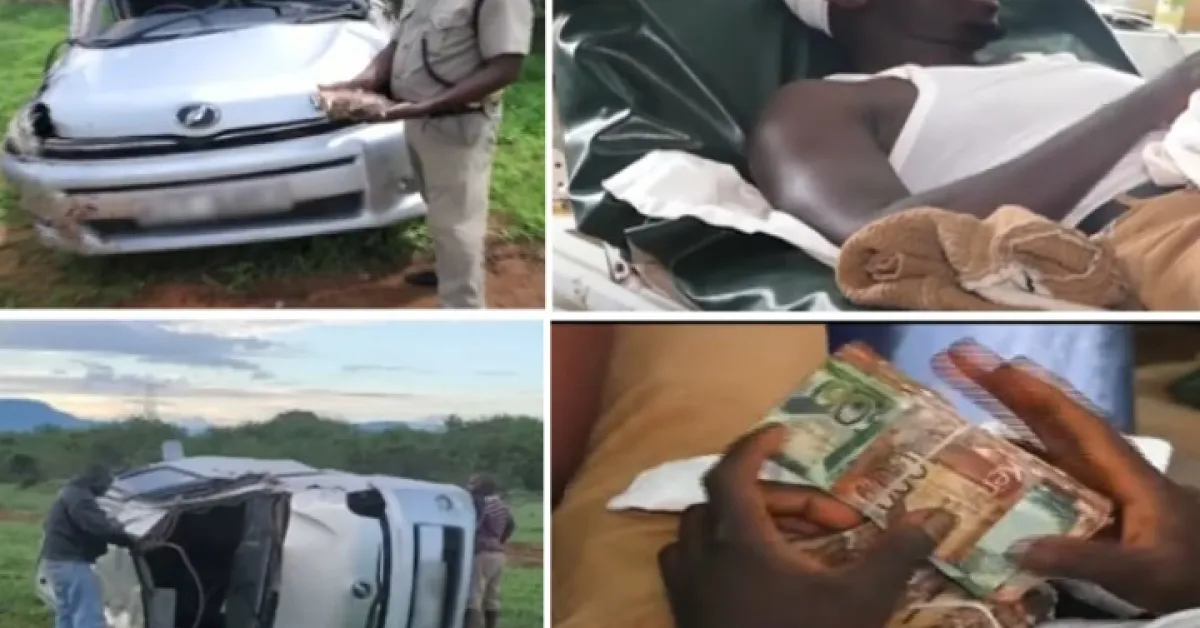 Police Officer Returns Sh450,000 to a Couple Involved in a Road Accident