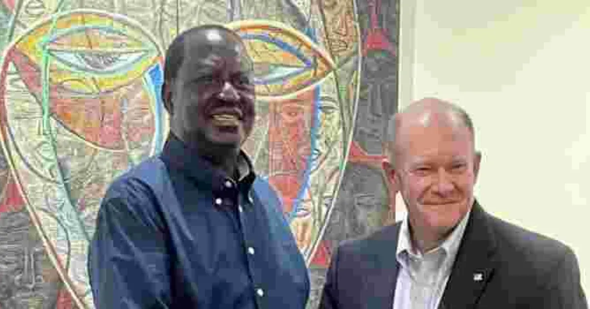 Raila Leaves for the UK