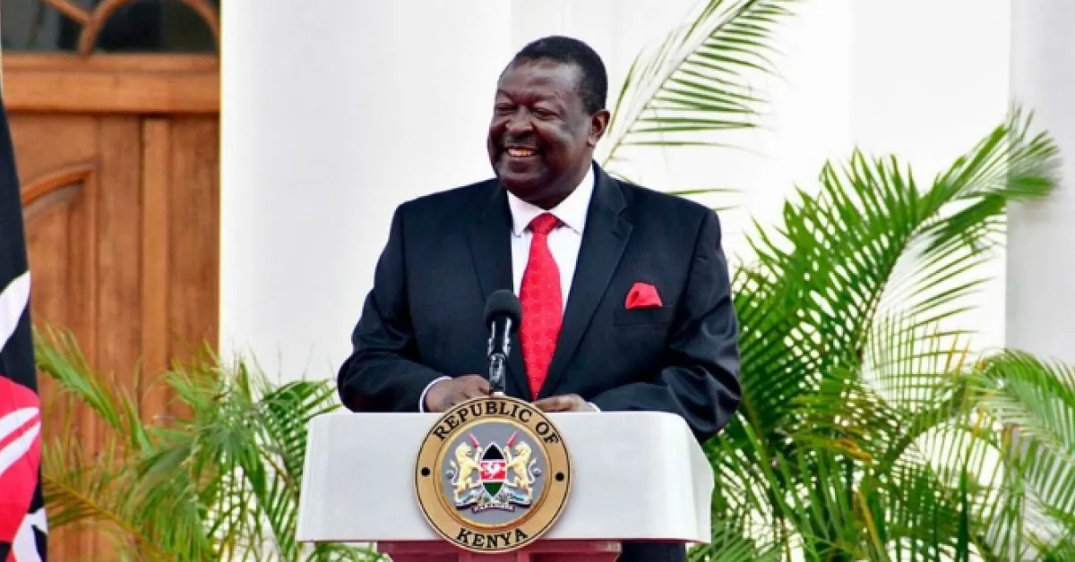 Mudavadi Tells Kenya Kwanza to Deliver on Campaign Promises and Stop Blame Games