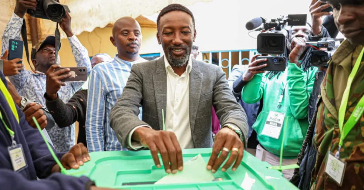 Mbeere North DP Candidate and Wife Cast Votes