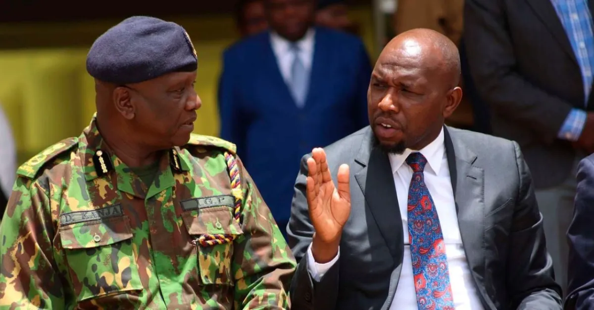 IG Kanja and CS Murkomen Sued Over Withdrawal of Natembeya, Khalwale Security