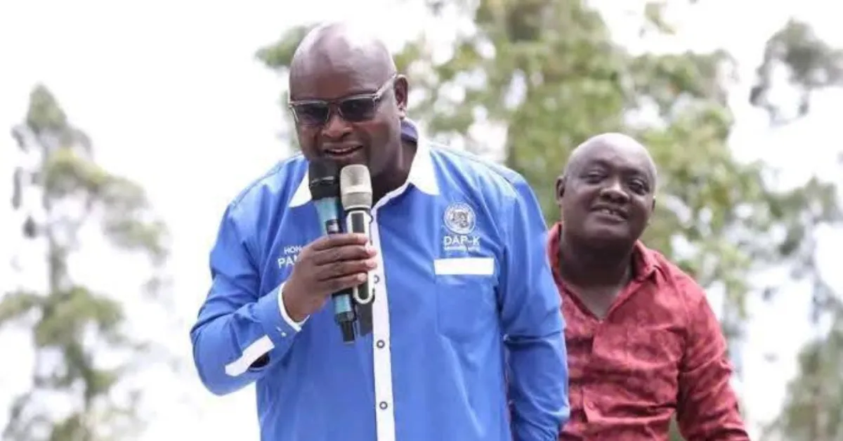Panyako Says He Turned Down Government CS Post After By-Election Loss