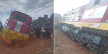 Police Intervene after Residents Try to Siphon Fuel from Derailed Train in Uasin Gishu