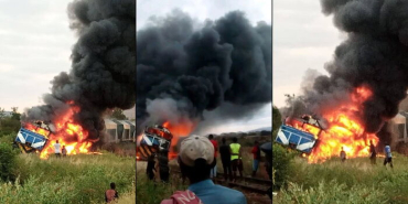 Panic as Nairobi–Mombasa Freight Train Catches Fire
