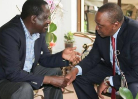Raila Promises to Give Jobs to Uhuru, Ruto if he Defeats them in August Polls
