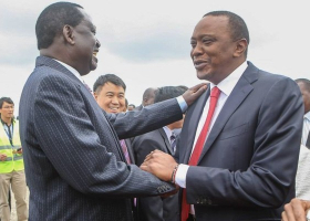 Raila Closes Gap on Uhuru in New Opinion Poll