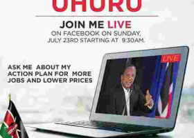 President Uhuru to Engage Kenyans Live on Facebook on Sunday: #ChatWithUhuru