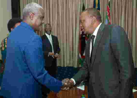 NASA Wants to Sabotage Elections, President Uhuru Tells AU Team