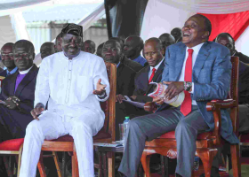 President Uhuru's Popularity drops, Raila Gains-IPSOS Poll