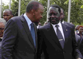 US Pollster Puts Raila Ahead of President Uhuru Kenyatta