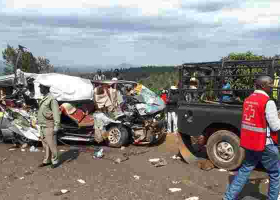 Eight People Die in a Grisly Road Crash in Meru