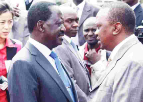 President Uhuru, Raila Engage Each other on Twitter