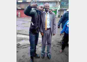 Transformed "Githeri Man" Pictured again at His Polling Station