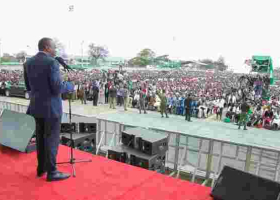 President Uhuru Preaches Peace, Unity ahead of Thursday Election