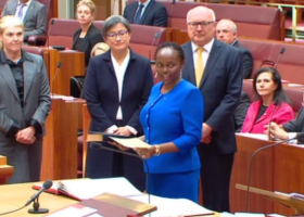 Nyeri Women Don't Batter their Husbands, Kenyan-Born Australian Senator Says