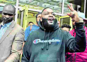 American Rapper Rick Ross Gets Explosive Reception at JKIA