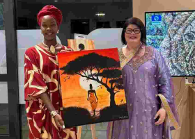 Kenyan Painter Celebrates African Heritage in Australian Art Scene