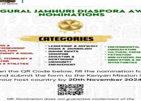 How Kenya Plans to Honour Its Citizens Abroad Through 15 Award Categories