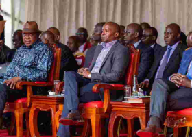 Ruto, Uhuru, Kindiki, and Gachagua Attend First Public Event Together