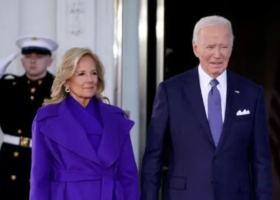 At Capitol Hill, Jill Biden's Blue Attire Echoes Her 2021 Inaugural Style