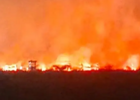 Fire Outbreak on JKIA land