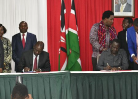 Ruto-Raila Sign 10-Point MoU