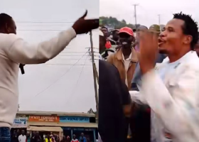 MP Salasya and Former Sports CS Echesa Clash Publicly at Shianda Market