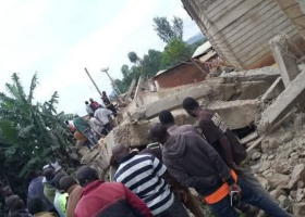 Four-Story Building Collapses in Kisii, Rescue Operations Underway