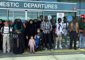 First Batch of Kenyan Evacuees From Iran Lands at JKIA