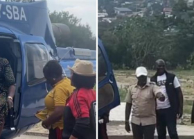 Kenyans React as Ida Odinga Lands in Chopper to Pick Daughter at Tom Mboya University