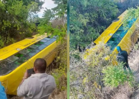 Multiple Injured as School Bus Returning from Masinga Dam Overturns in Machakos