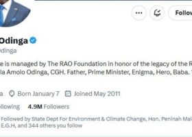 RAO Foundation Takes Over Raila Odinga’s Social Media Accounts
