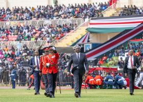 Crowd Cheers as Ruto Vibes to Donjo Maber During Jamhuri Celebrations