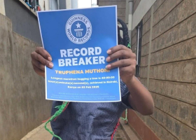 Truphena Muthoni Awarded Guinness World Records Badge for 48-Hour Tree Hug