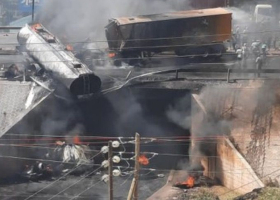 One Killed as Fuel Tanker, Lorry Collide on Nairobi Southern Bypass