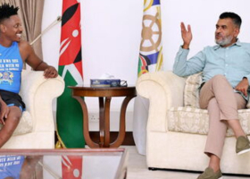 Eric Omondi Meets Mombasa Governor Abdulswamad Ahead of Sisi Kwa Sisi Walk