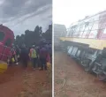 Police Intervene after Residents Try to Siphon Fuel from Derailed Train in Uasin Gishu