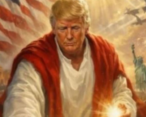 President Trump Deletes AI Image Portraying Him as Jesus After Backlash