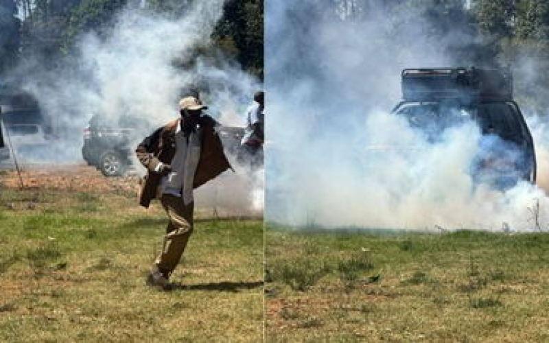 Tear Gas Fired at Worshippers During Gachagua’s Church Visit
