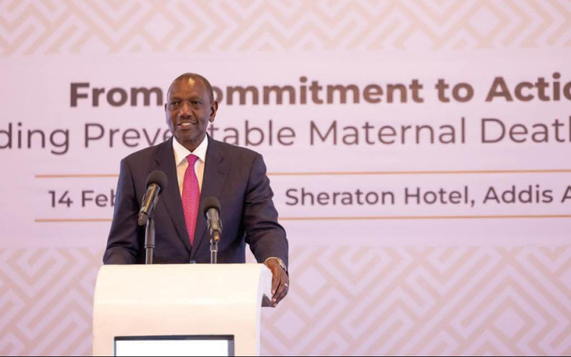 William Ruto Calls for Urgent Action to End Preventable Maternal Deaths