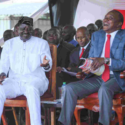 President Uhuru's Popularity drops, Raila Gains-IPSOS Poll