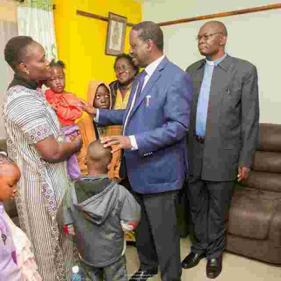 Raila Visits Family of Slain IEBC ICT Director Chris Msando