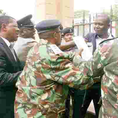 Wetangula's Bodyguard Charged with Causing Disturbance at the Supreme Court