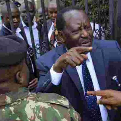 Raila, Wetang'ula Stir Drama at Supreme Court Entrance