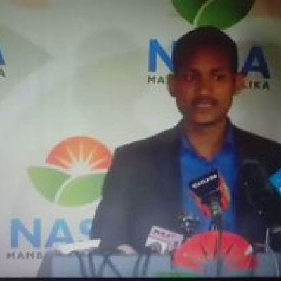 Babu Owino Causes Drama at NASA Press Briefing in Nairobi